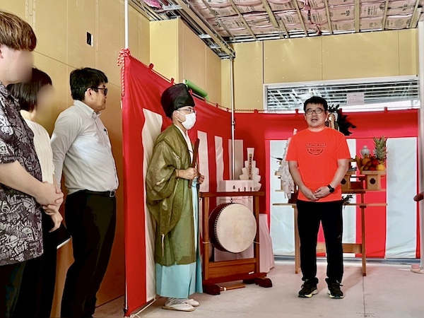 ● 上棟式の様子