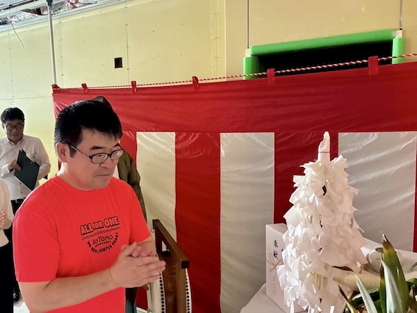 ● 上棟式の様子